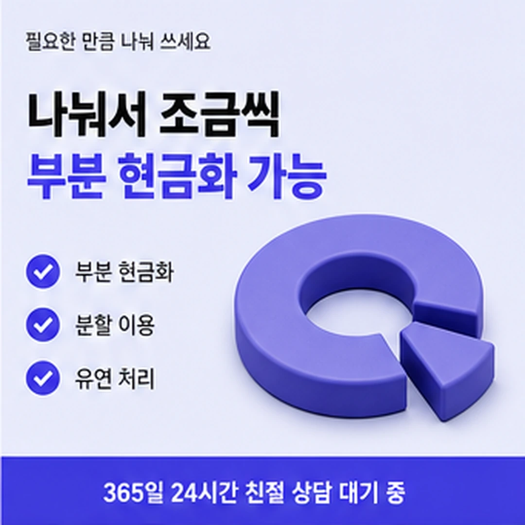 다음머니 삼성카드현금화 할부 조건 정리 안내 배너 이미지